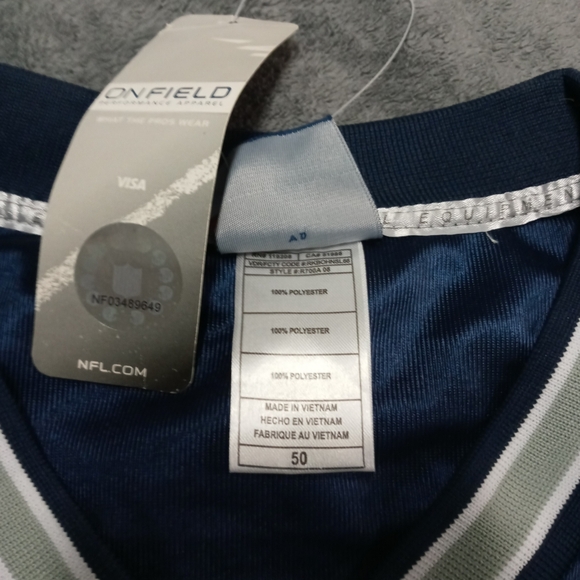 Nwt Vintage Early 2000's Emmit Smith Reebok On Field Jersey - Picture 6 of 13